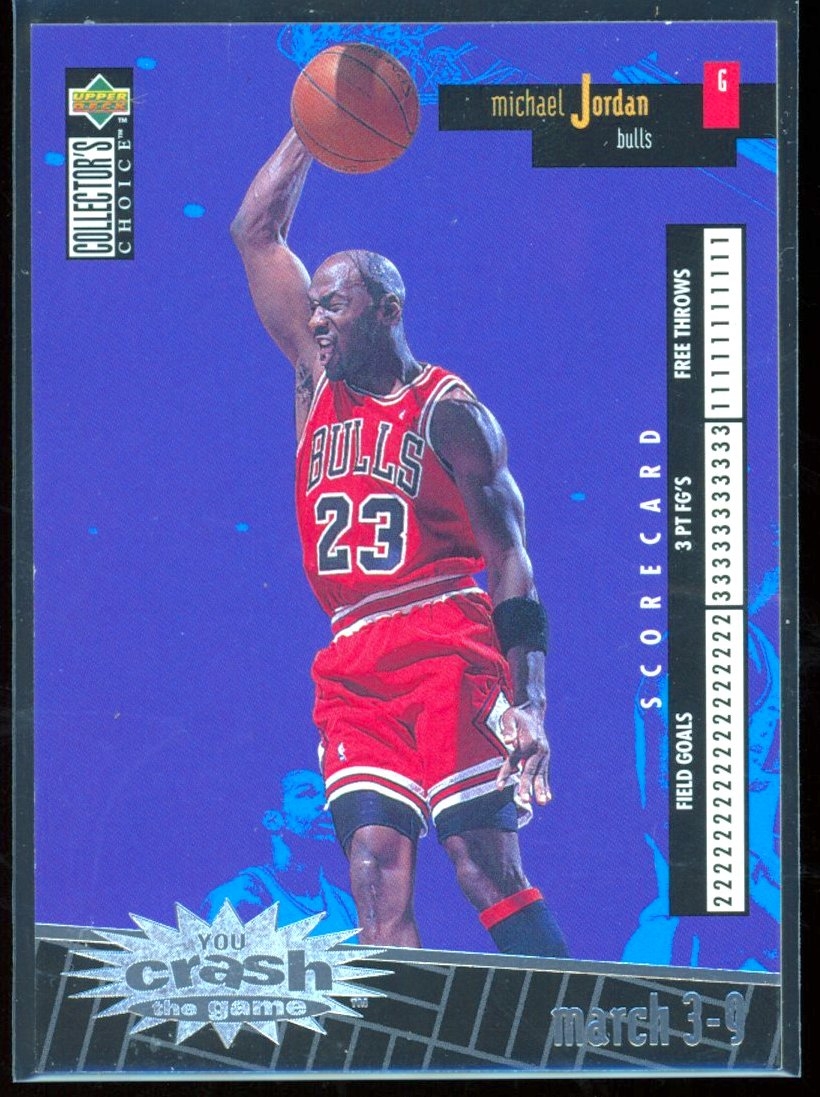 Michael Jordan 1996 Collectors Choice Upper Deck #C30 Hall of Famer  Basketball Card Chicago Bulls Great! Original authentic Sport cards