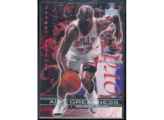 1999 Upper Deck Basketball Michael Jordan Air Of Greatness #136 Chicago Bulls HOF