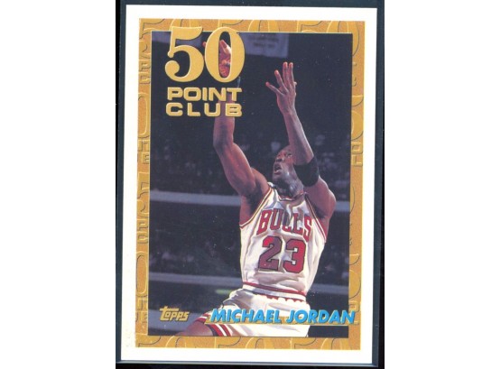1993 Topps Basketball Michael Jordan 50 Point Club #84 Chicago Bulls HOF