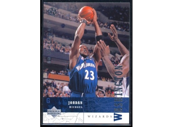 2003 Upper Deck Superstars Basketball Michael Jordan #247 Washington Wizards HOF
