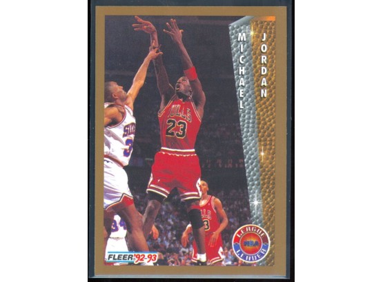 1992 Fleer Basketball Michael Jordan #238 Chicago Bulls HOF