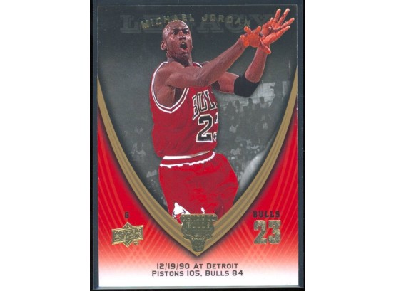 2008 Upper Deck Basketball Michael Jordan Legacy #451 Chicago Bulls HOF