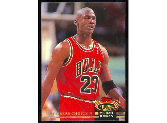 1992 Topps Stadium Club Basketball Michael Jordan #210 Chicago Bulls HOF