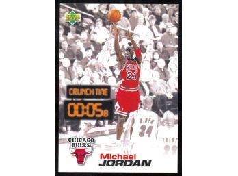 1997 Upper Deck Basketball Michael Jordan Crunch Time #CT05 Chicago Bulls HOF