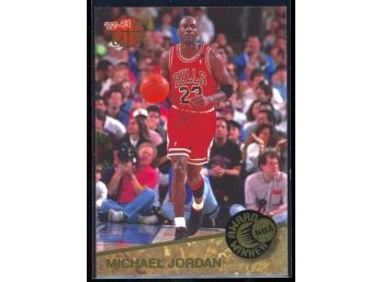 1992 Fleer Ultra Basketball Michael Jordan Award Winner #1 Chicago Bulls HOF