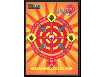1998 Upper Deck MICHAEL JORDAN Bullseye Promo Card NM