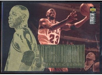 1995 Upper Deck Collectors Choice Basketball Michael Jordan Collection #JC12 Chicago Bulls HOF