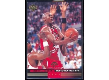 1993 Upper Deck Basketball Michael Jordan Back To Back Finals MVP #MJ6 Chicago Bulls HOF