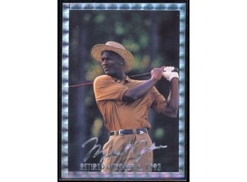 1994 National Sports Collection Convention Michael Jordan Golfing Promo Card /5000 HOF