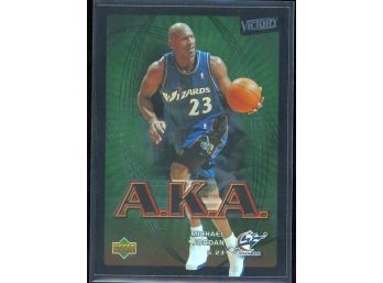 2003 Upper Deck Victory Basketball Michael Jordan 'aKA' #211 Washington Wizards HOF