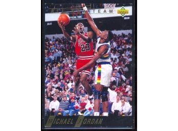 1992 Upper Deck Basketball Michael Jordan All-nBA #AN1 Chicago Bulls HOF