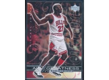1999 Upper Deck Basketball Michael Jordan Air Of Greatness #134 Chicago Bulls HOF