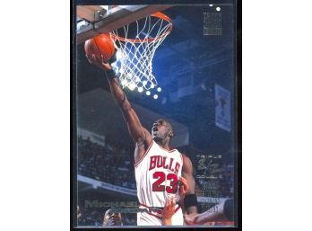 1993 Topps Stadium Club Basketball Michael Jordan Triple Double #1 Chicago Bulls HOF
