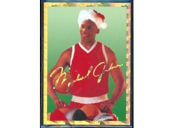 1993 Arena Michael Jordan Special Christmas Card /15000 Chicago Bulls HOF