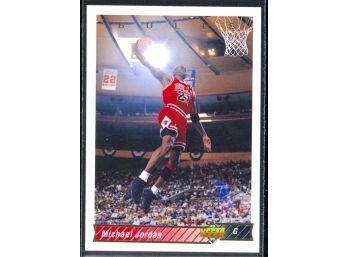 1992 Upper Deck Basketball Michael Jordan #23 Chicago Bulls HOF