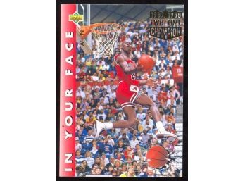 1992 Upper Deck Basketball Michael Jordan In Your Face #453 Chicago Bulls HOF