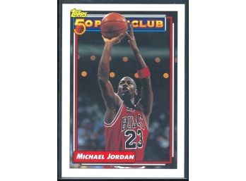 1992 Topps Basketball Michael Jordan 50 Point Club #205 Chicago Bulls HOF