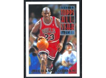 1993 Topps Gold Basketball Michael Jordan All-star 1st Team #101 Chicago Bulls HOF