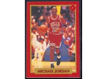 1991 Tuff Stuff Jr Basketball Michael Jordan #1 Chicago Bulls HOF