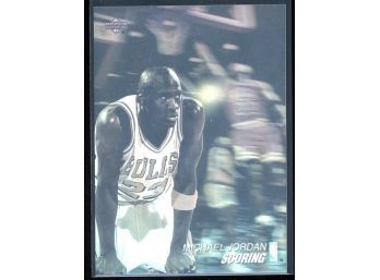 1991 Upper Deck Basketball Michael Jordan Scoring Leader Hologram #AW1 Chicago Bulls HOF