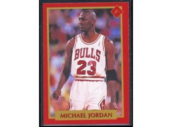 1991 Tuff Stuff Jr Michael Jordan Hand-cut #5 Chicago Bulls HOF