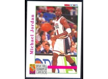 1992 NBA Hoops Michael Jordan USA Basketball #341 Chicago Bulls HOF