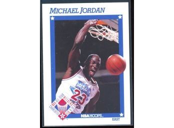 1991 NBA Hoops Michael Jordan All-star #253 Chicago Bulls HOF