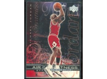 1999 Upper Deck Basketball Michael Jordan Air Of Greatness #135 Chicago Bulls HOF