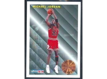1993 Fleer Basketball Michael Jordan Scoring/steals Leader #224 Chicago Bulls HOF