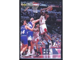 1997 Upper Deck Collectors Choice Basketball Michael Jordan 'Michaels Magic' #390 Chicago Bulls HOF