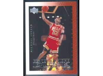 1999 Upper Deck Basketball Michael Jordan 'history Of The Dunk' #67 Chicago Bulls HOF
