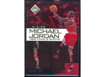 1998 Upper Deck Collectors Choice Basketball Michael Jordan NBA Finals Shots #1 Chicago Bulls HOF