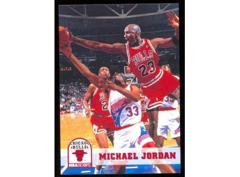 1993 NBA Hoops Basketball Michael Jordan #28 Chicago Bulls HOF