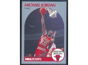 1990 NBA Hoops Michael Jordan #65 Chicago Bulls HOF