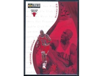 1997 Upper Deck Collectors Choice Basketball Michael Jordan 'hot Properties' #385 Chicago Bulls HOF