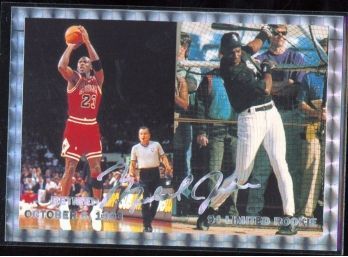 1994 National Sports Collection Convention Michael Jordan Promo Card /5000 HOF
