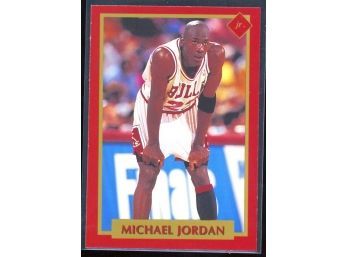 1991 Tuff Stuff Jr Michael Jordan #4 Chicago Bulls HOF