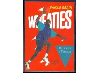 1990 Michael Jordan Wheaties 'you Better Eat Your Wheaties' Card Chicago Bulls HOF