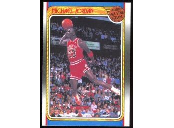 1988 Fleer Basketball Michael Jordan All-star #120 Chicago Bulls HOF