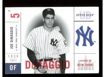 2011 Upper Deck Joe DiMaggio #5 New York Yankees