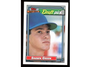 1992 Topps ML Draft Pick Shawn Green #276 Rookie Card LA Dodgers