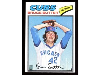 1977 Topps Baseball Bruce Sutter Rookie Card #144 Chicago Cubs Vintage RC
