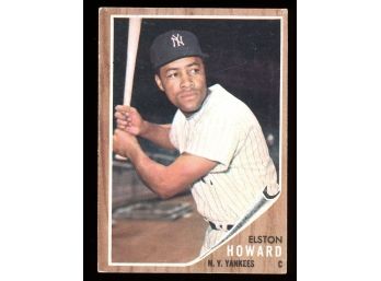 1962 Topps Baseball Elston Howard #400 New York Yankees Vintage