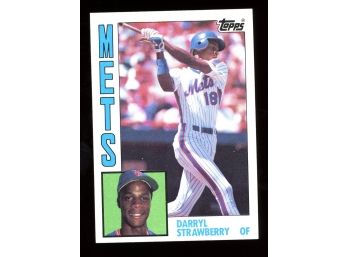 1984 Topps Darryl Strawberry ROOKIE New York Mets