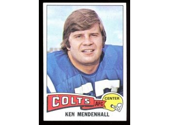 1975 Topps Football Ken Mendenhall #274 Baltimore Colts Vintage