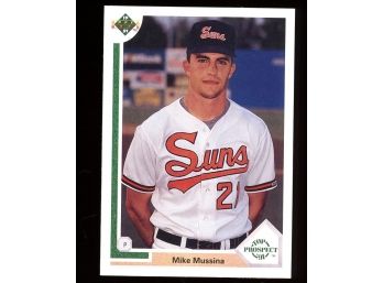 1991 Upper Deck Baseball Mike Mussina Rookie Card #65 Baltimore Orioles RC