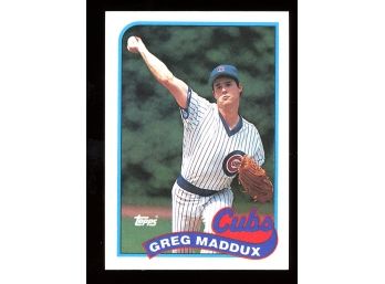1989 Topps Greg Maddux ROOKIE Chicago Cubs