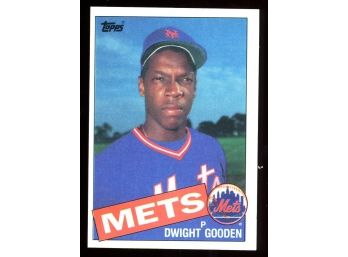 1985 Topps Baseball Dwight Gooden Rookie Card #620 New York Mets RC