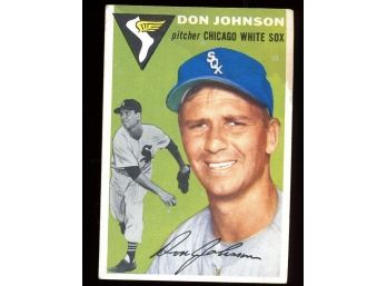 1954 Topps Baseball Don Johnson #146 Chicago White Sox Vintage