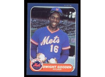 1986 Fleer #81 Dwight Gooden New York Mets